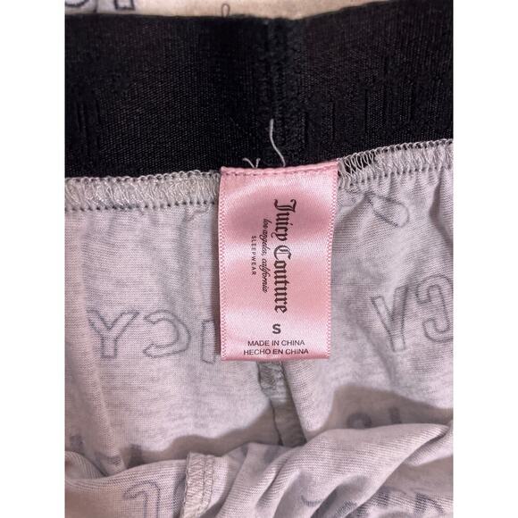 Juicy Couture Pajama Pants Women’s Small Gray Cozy Loungewear Comfy Bottoms - Picture 4 of 6
